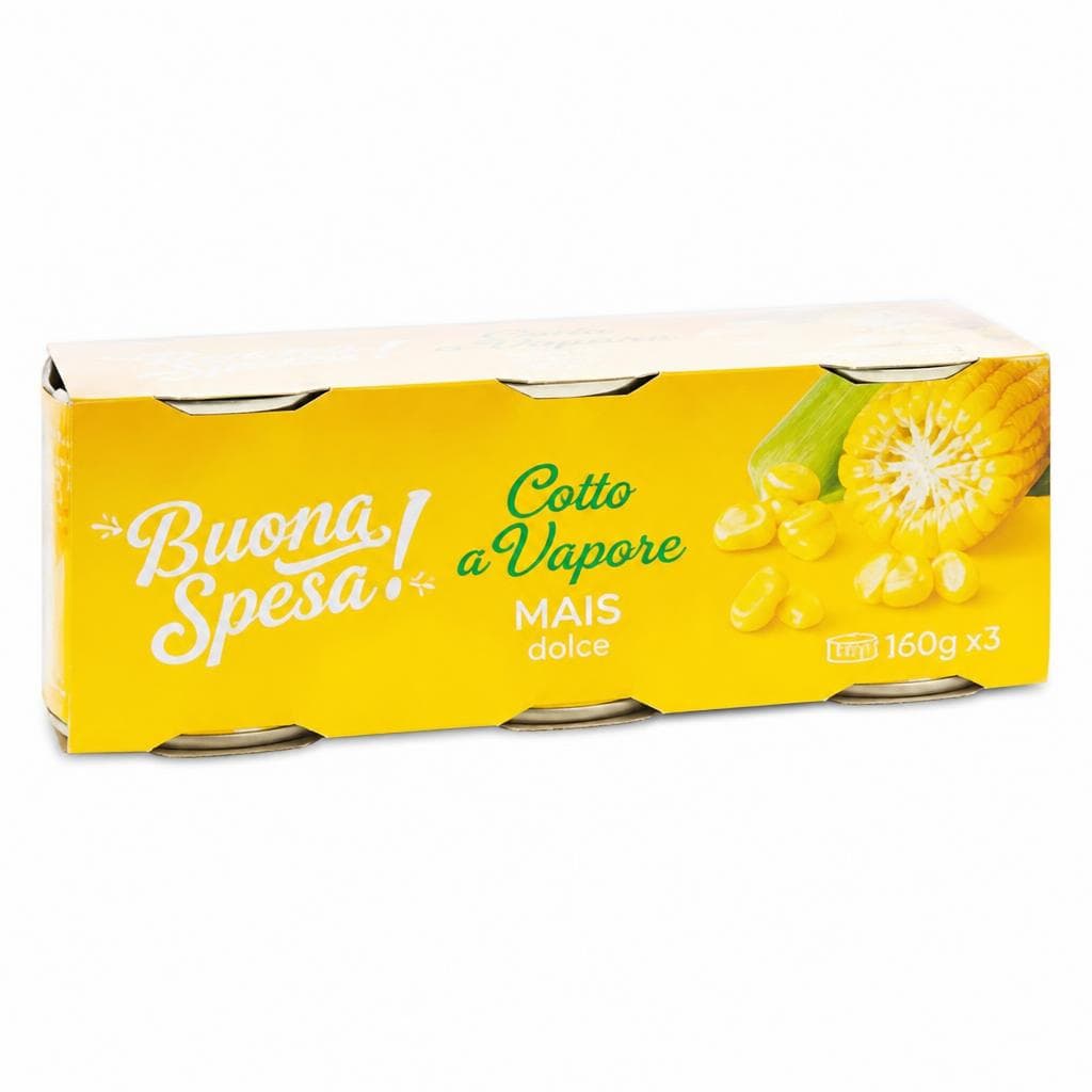 Buona Spesa! mais al vapore, 140x3 g – MD