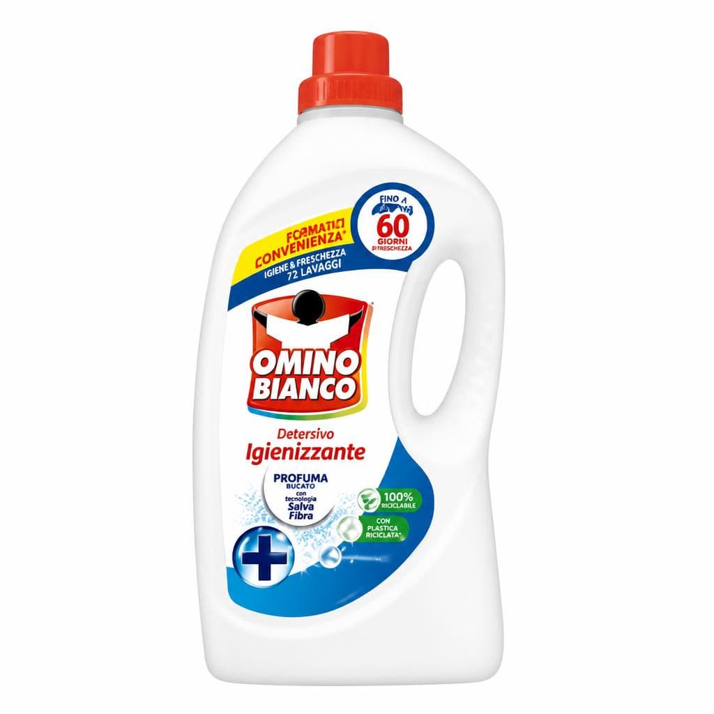 Omino Bianco detersivo lavatrice L 2,4 in offerta da MD