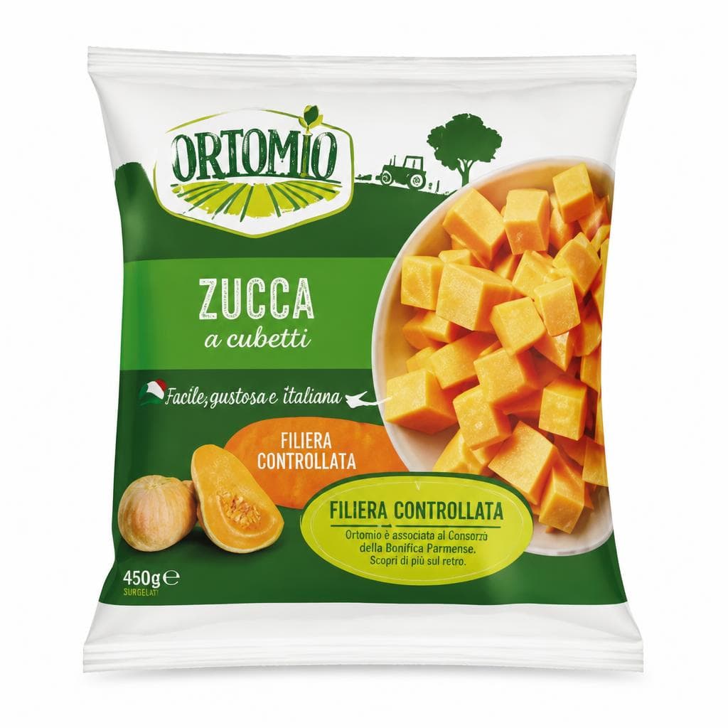 Zucca a cubetti, 450 g Ortomio – Penny
