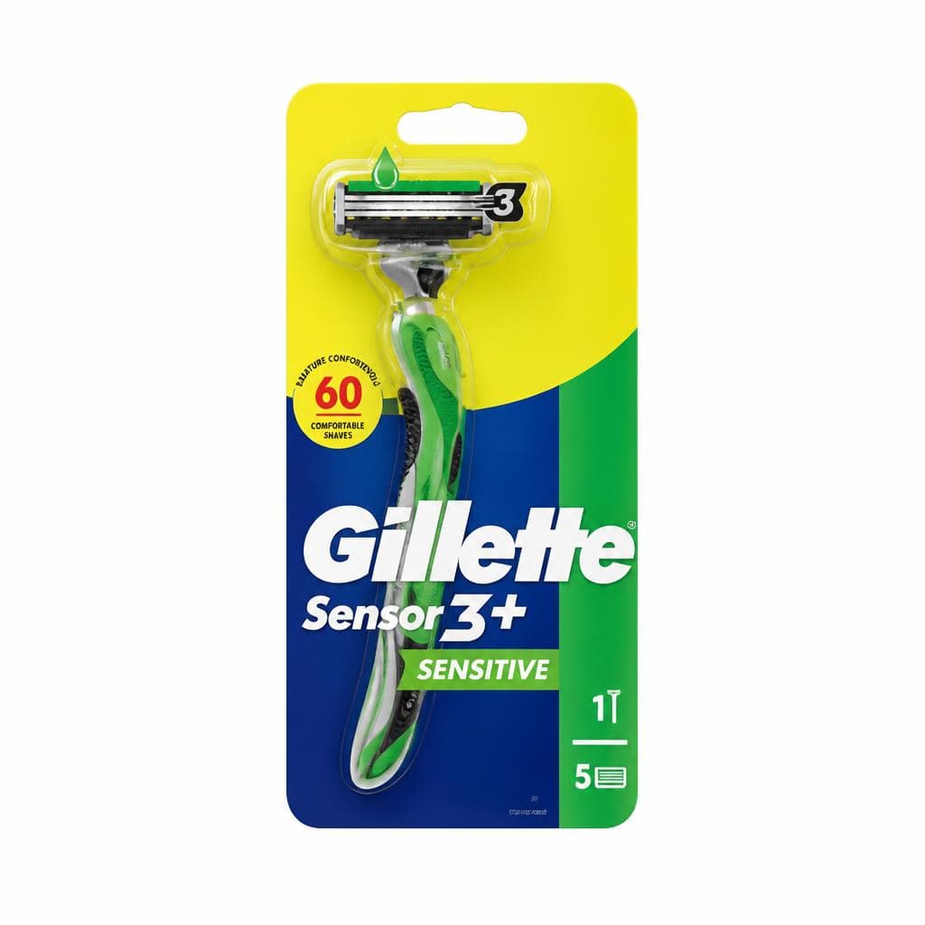 Rasoio Sensor3+ Sensitive Gillette – Carrefour