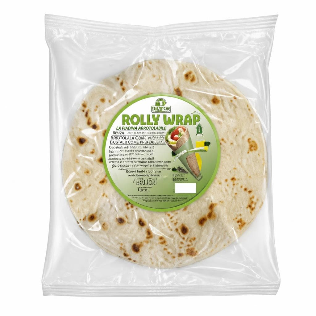 Piadina arrotolabile Rolly Wrap Brunori, conf. da 3, 330 g – Bennet