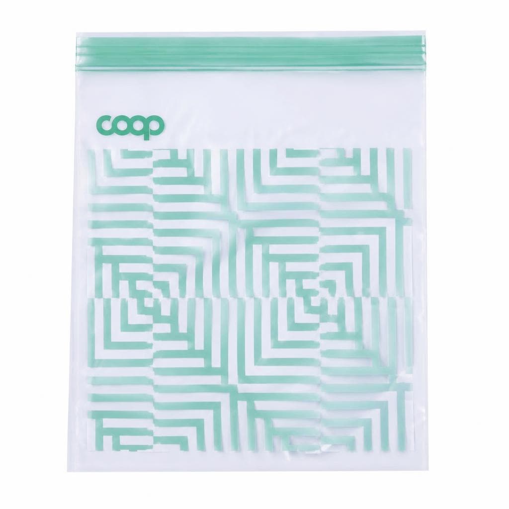 Sacchetti multiuso con zip, confezione 20 sacchetti, 1 lt Coop – Coop