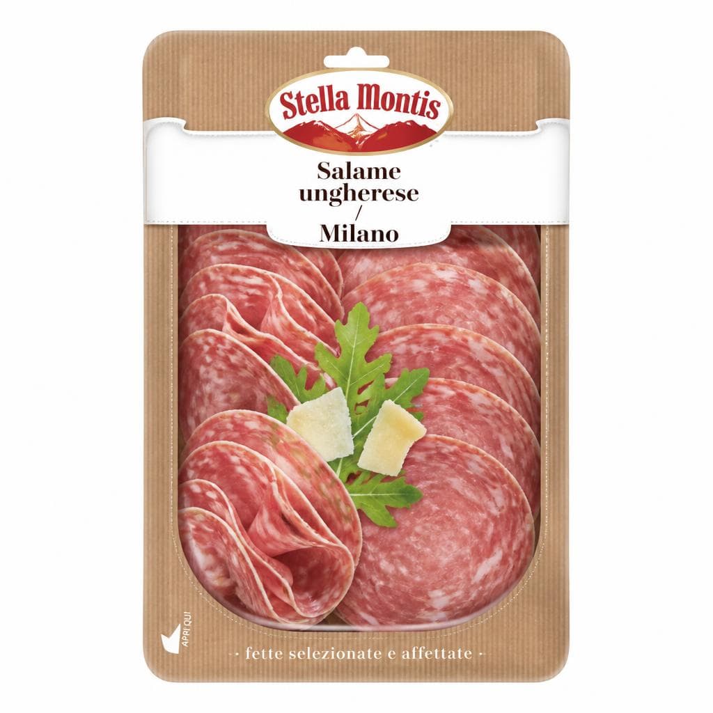 Stella Montis Salame ungherese / Milano a fette 120 g in offerta da Dpiù