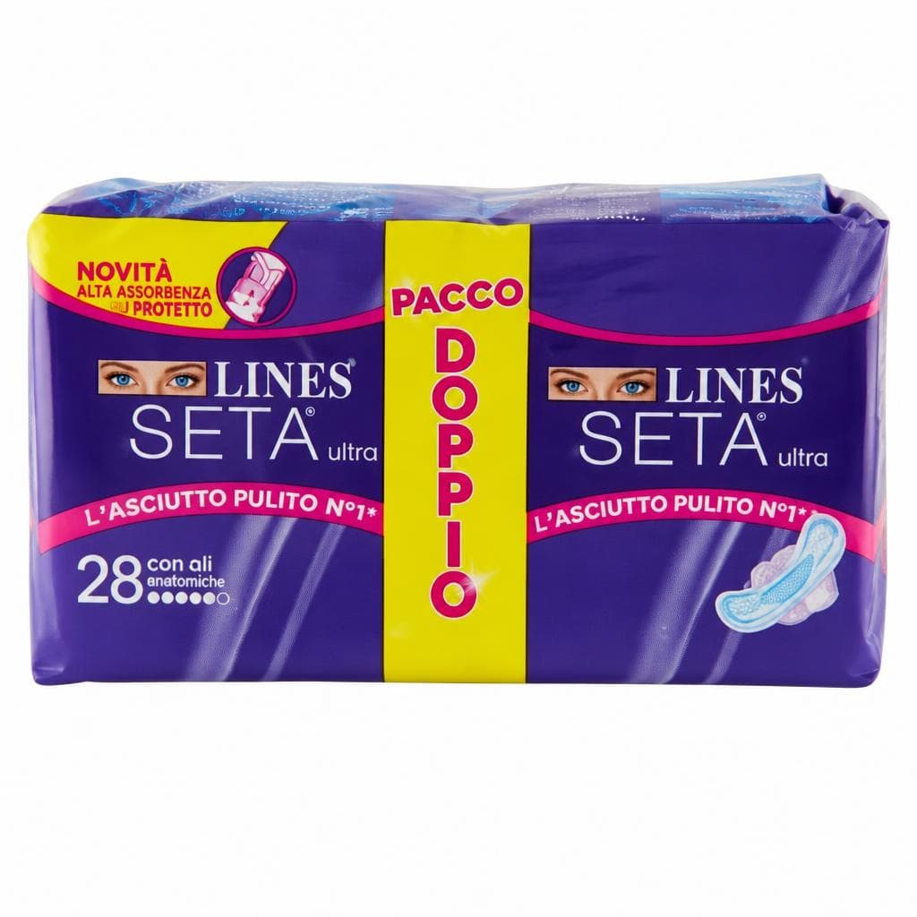 Assorbenti Lines Seta Ultra, 28 pezzi – Carrefour