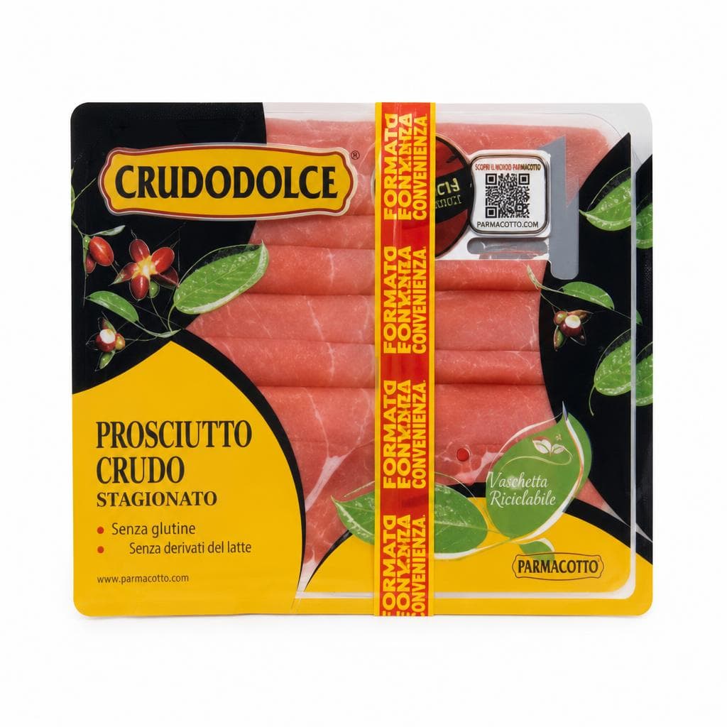 Bipack prosciutto crudo stagionato Parmacotto, 200 g – Panorama