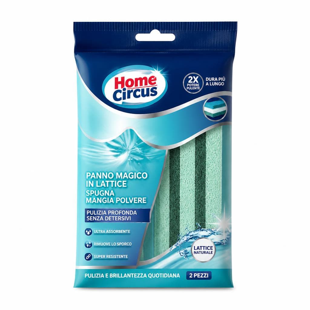 HOME CIRCUS panno magico in lattice / spugna mangia polvere in offerta da Tigota