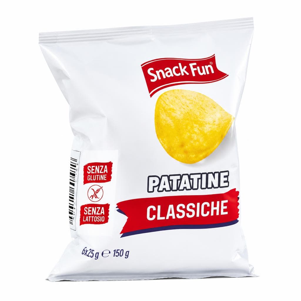 Snack Fun patatine classiche, 6 x 25 g – ALDI