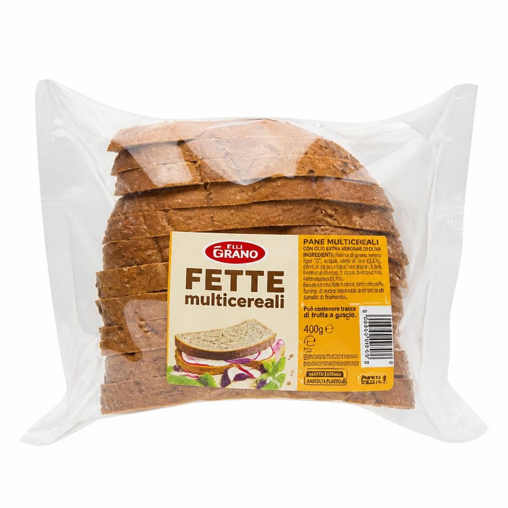 F.lli del Grano fette multicereali, 400 g DelGrano – Dpiù