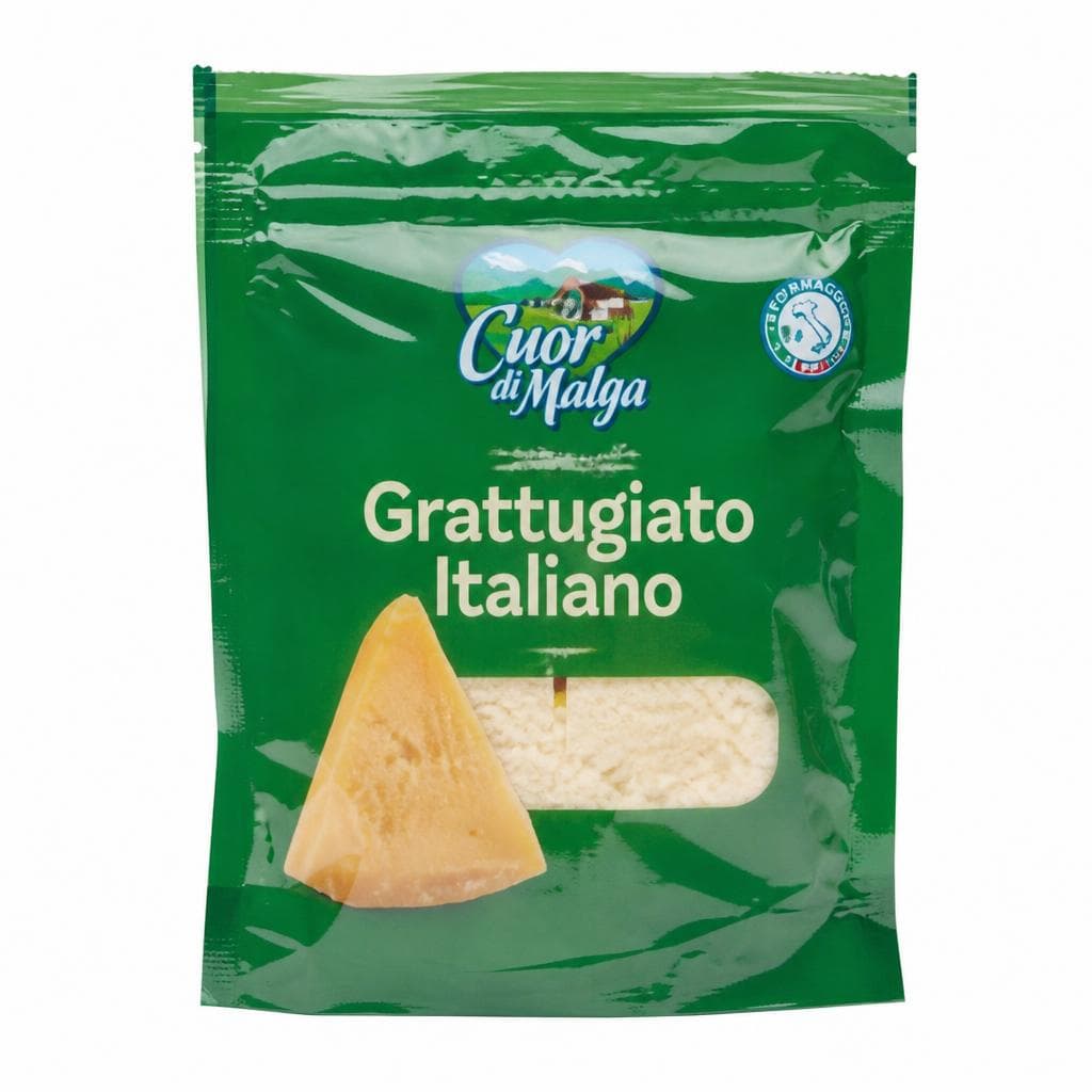 Cuor di Malga formaggio grattugiato, 90 g – Dpiù