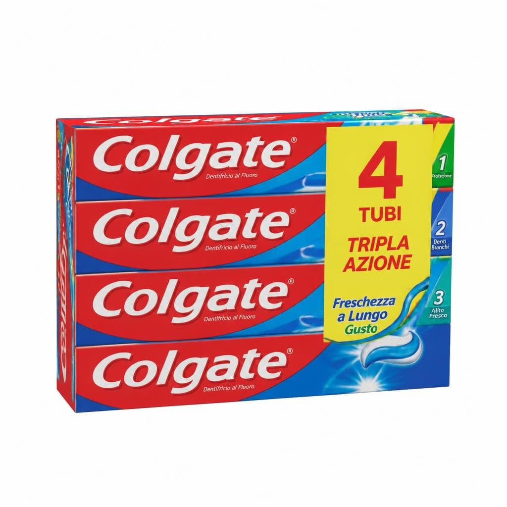 Colgate dentifricio, 4 x 75 ml – Iper La grande i