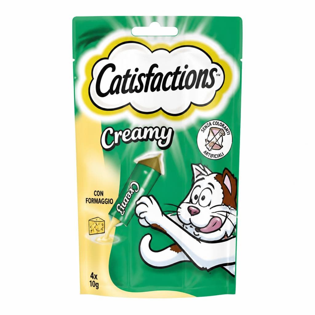 Snack per gatti Catisfaction Creamy, 4x10 g – Il Gigante