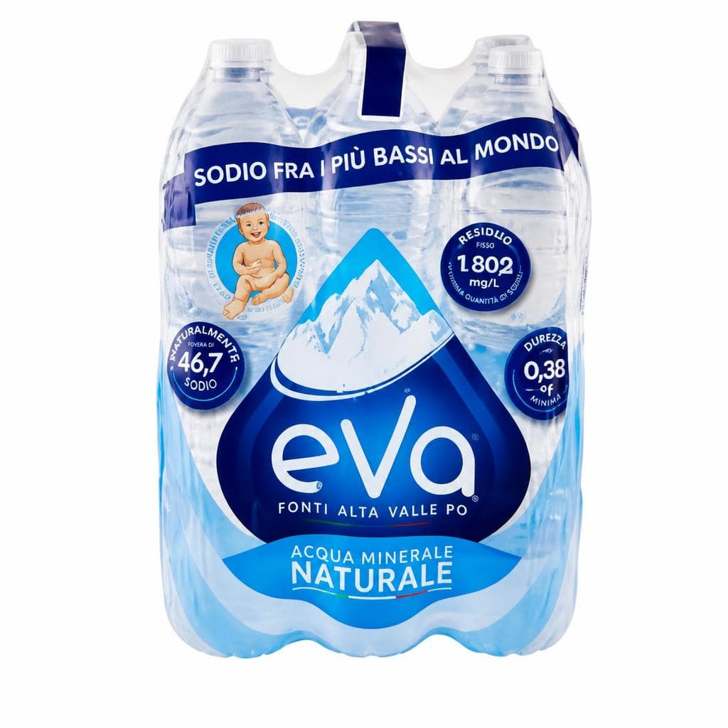 Acqua naturale Eva, 6 x 1,5 L – Bennet