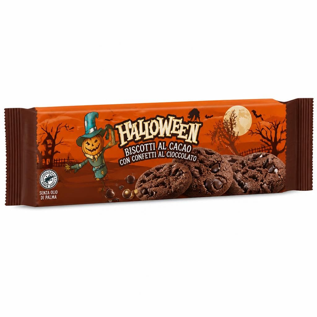 Halloween biscotti al cacao con confetti al cioccolato, 150 g – Lidl