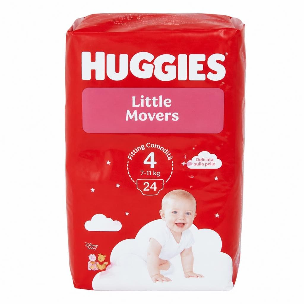 Huggies Little Movers pannolini, 30-56 pezzi – Dm