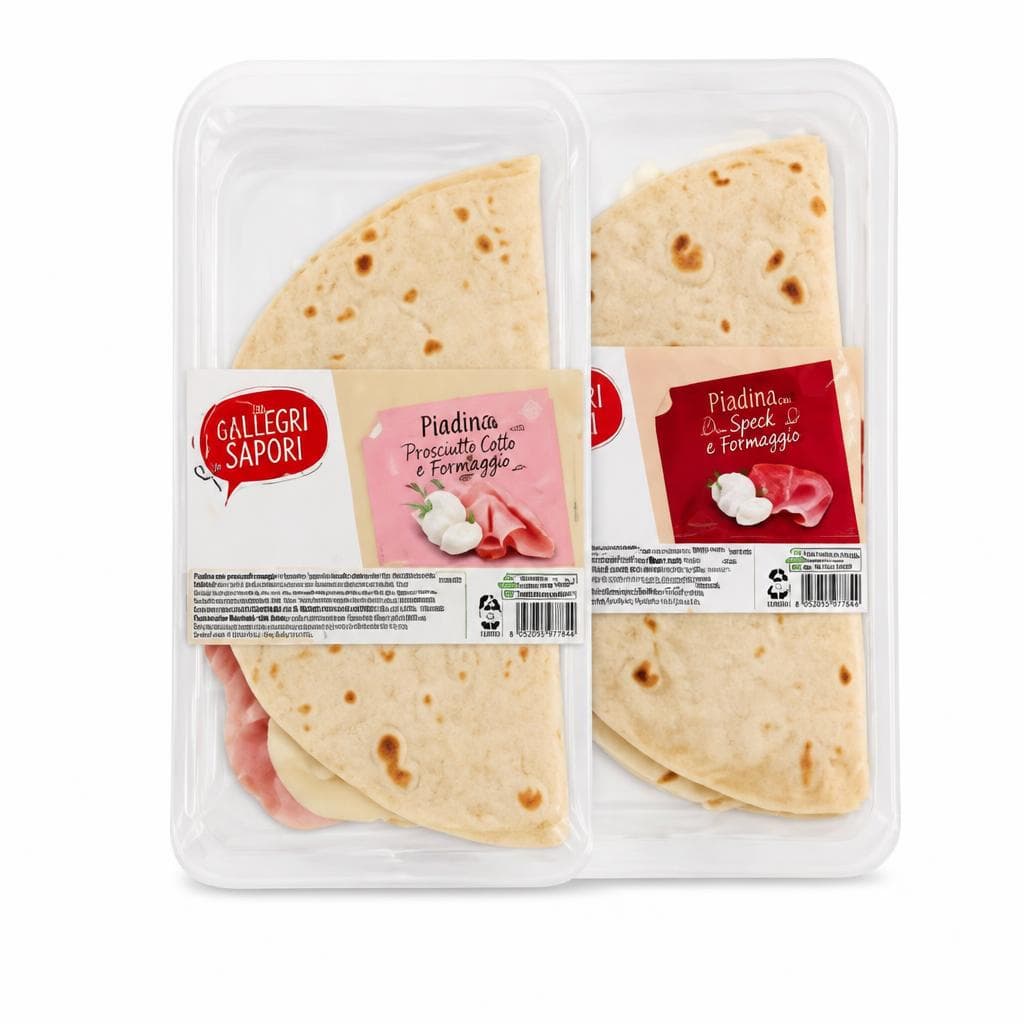 Piadine farcite Gli Allegri Sapori, 190 g – Penny