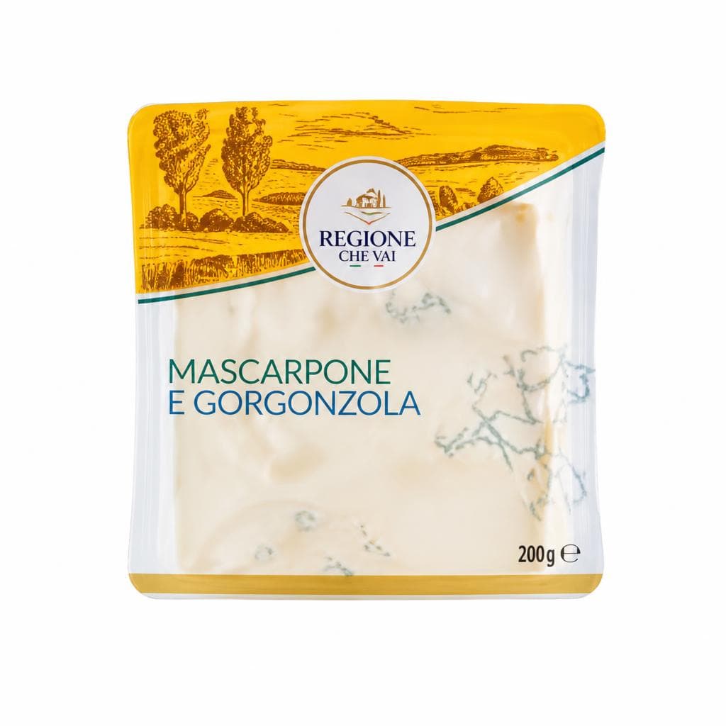 Mascarpone e Gorgonzola, 200 g REGIONE CHE VAI – ALDI
