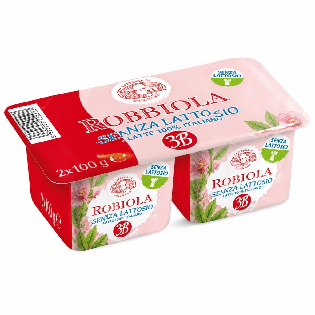 3B Latte Robiola senza lattosio 2 x 100 g in offerta da ALDI