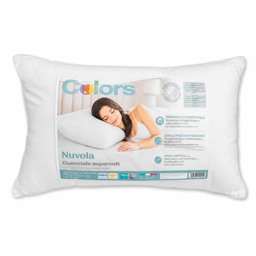 Guanciale supersoft Nuvola, 45x75 cm – Risparmio Casa