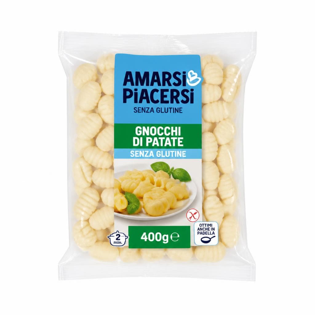 Amarsi è Piacersi gnocchi di patate senza glutine, 400 g – Iper La grande i