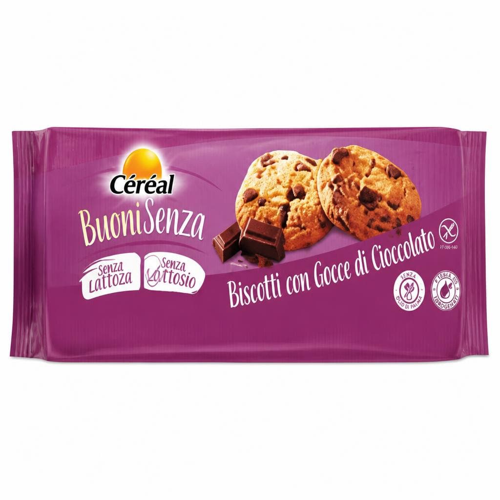 Biscotti con gocce di cioccolato Buoni Senza Céréal, 150 g – Il Gigante