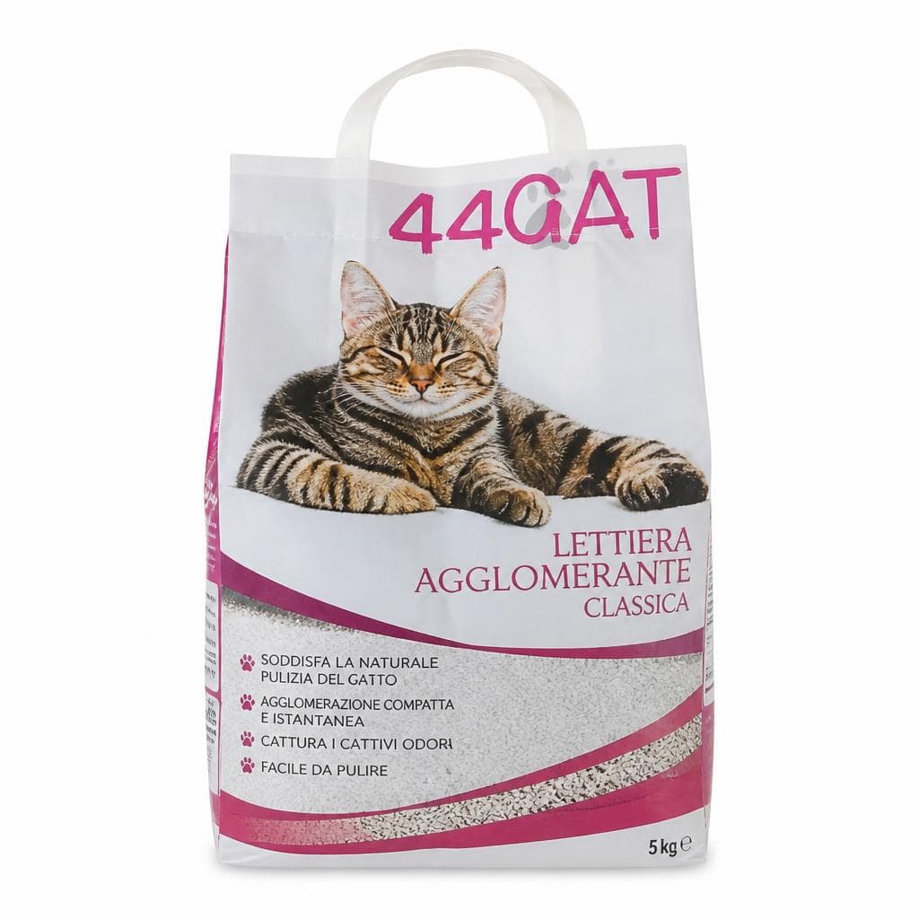 44CAT lettiera agglomerante classica, 5 kg – Dpiù