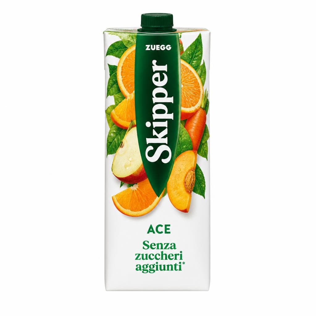 Bevanda di frutta senza zuccheri aggiunti Zuegg Skipper, tipi vari, 600 ml – Bennet