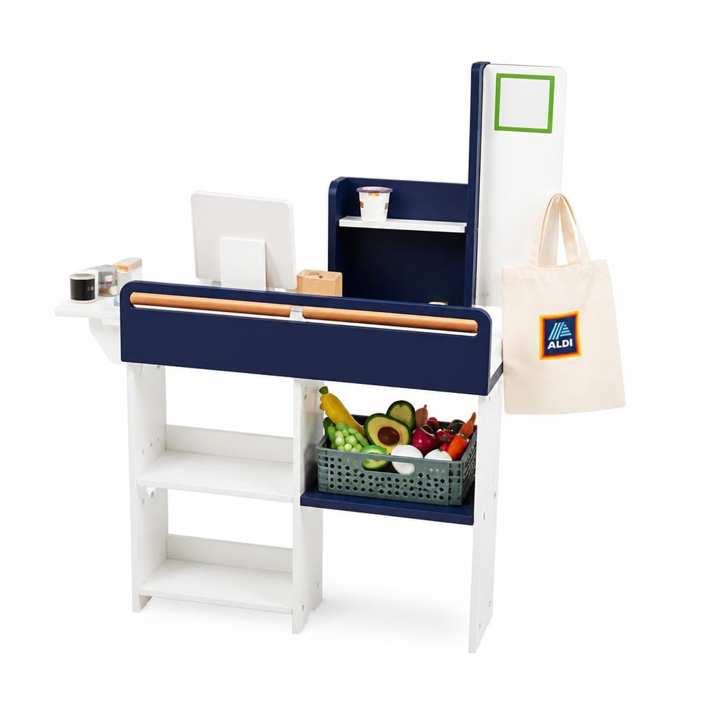 Supermercato giocattolo Aldi in legno Little Town – ALDI