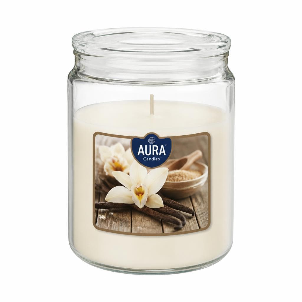 Candela profumata, 10x9,8 cm, 500 g AURA – Penny