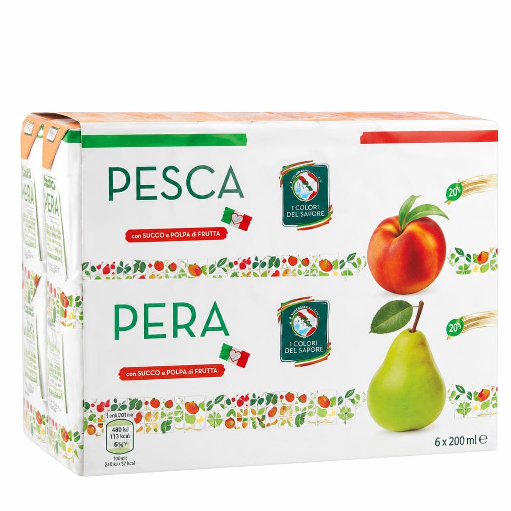 Succo di frutta, 6 x 200 ml I Colori del Sapore – ALDI