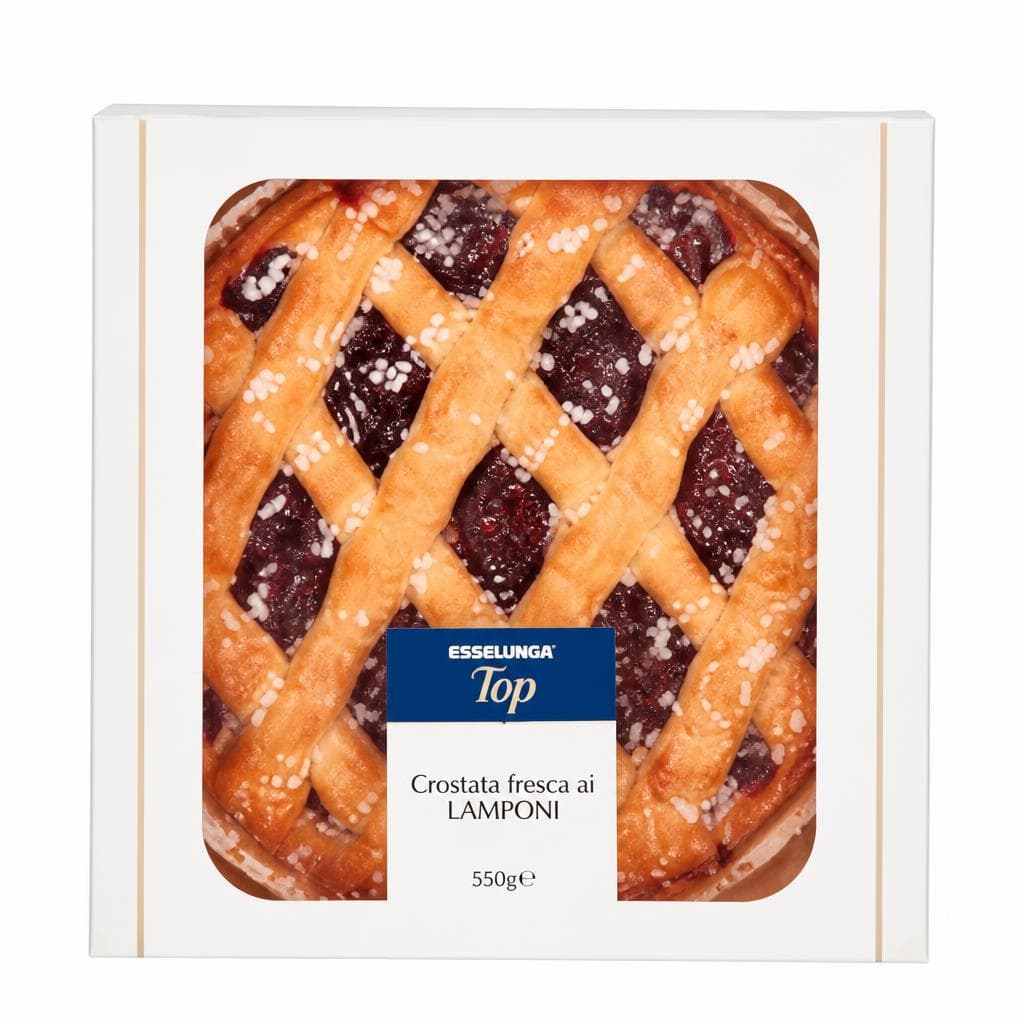 Crostata fresca ai lamponi, trancio, 160 g Esselunga Top – Esselunga