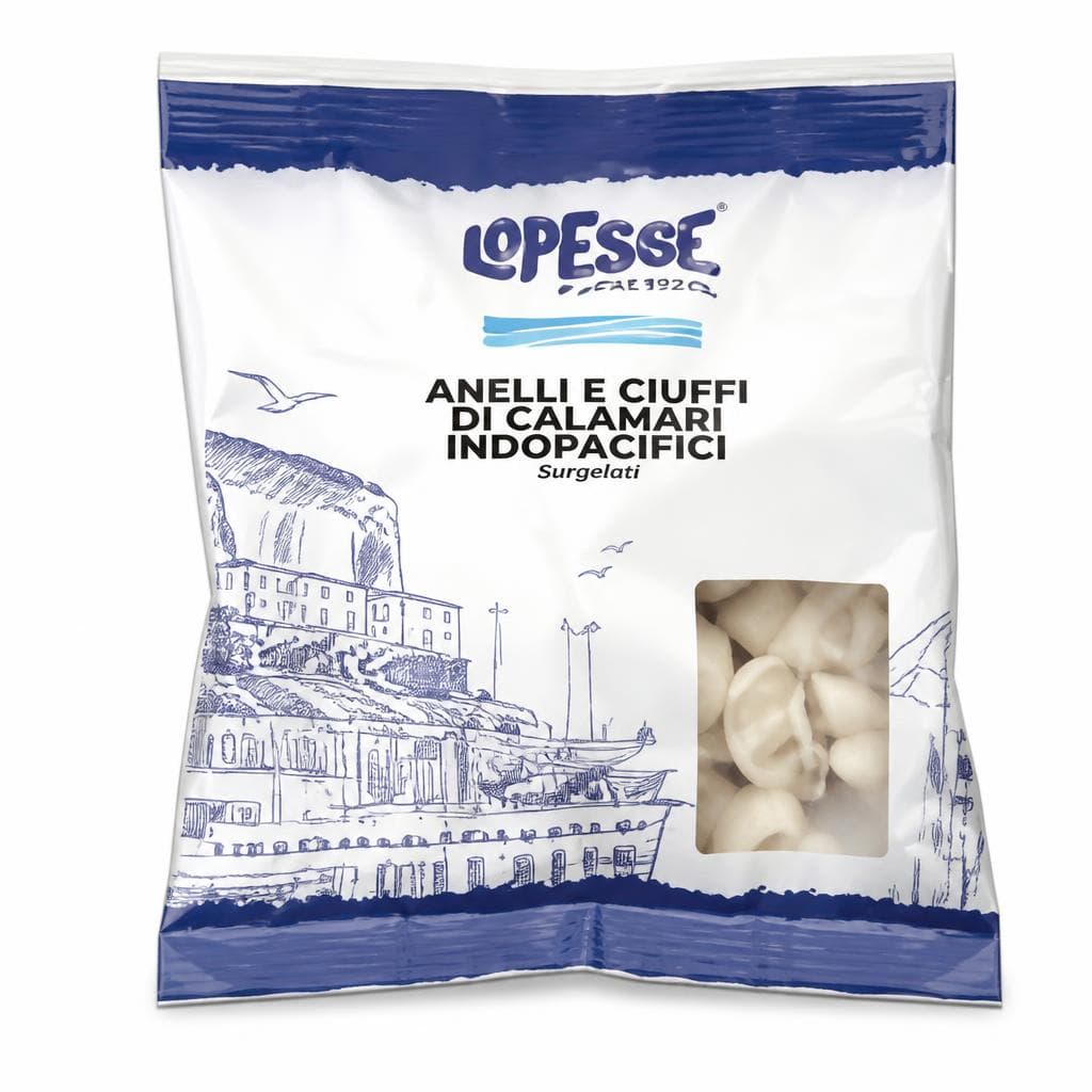 Anelli e ciuffi di calamari indopacifici Lopece, 400 g – Penny