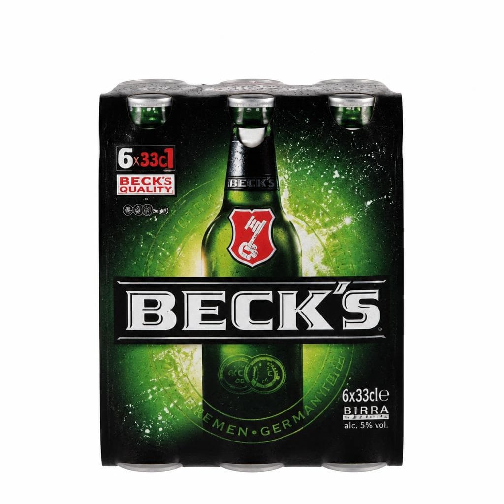 Birra Beck's, 6 x 33 cl = 1,98 l – Penny