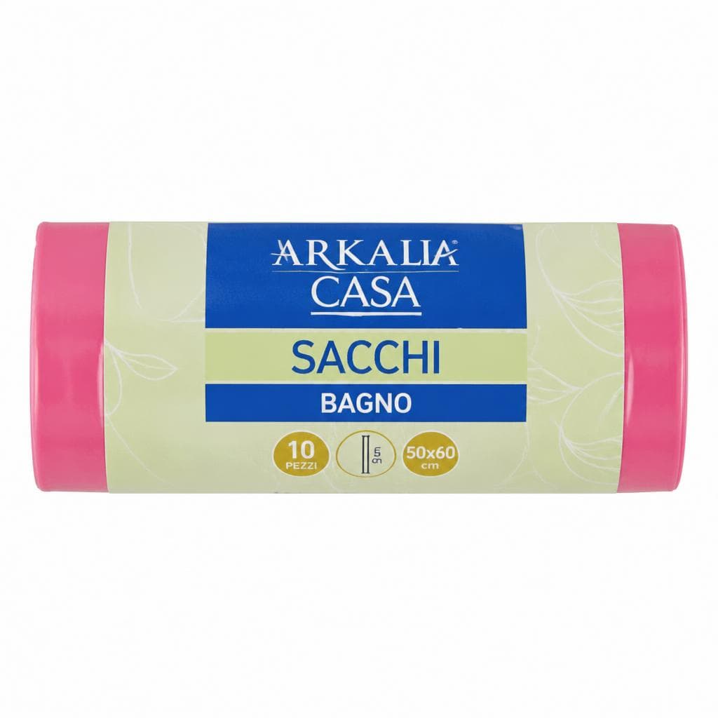 Sacchi immondizia rosa bagno, 20 pezzi Arkalia – Panorama
