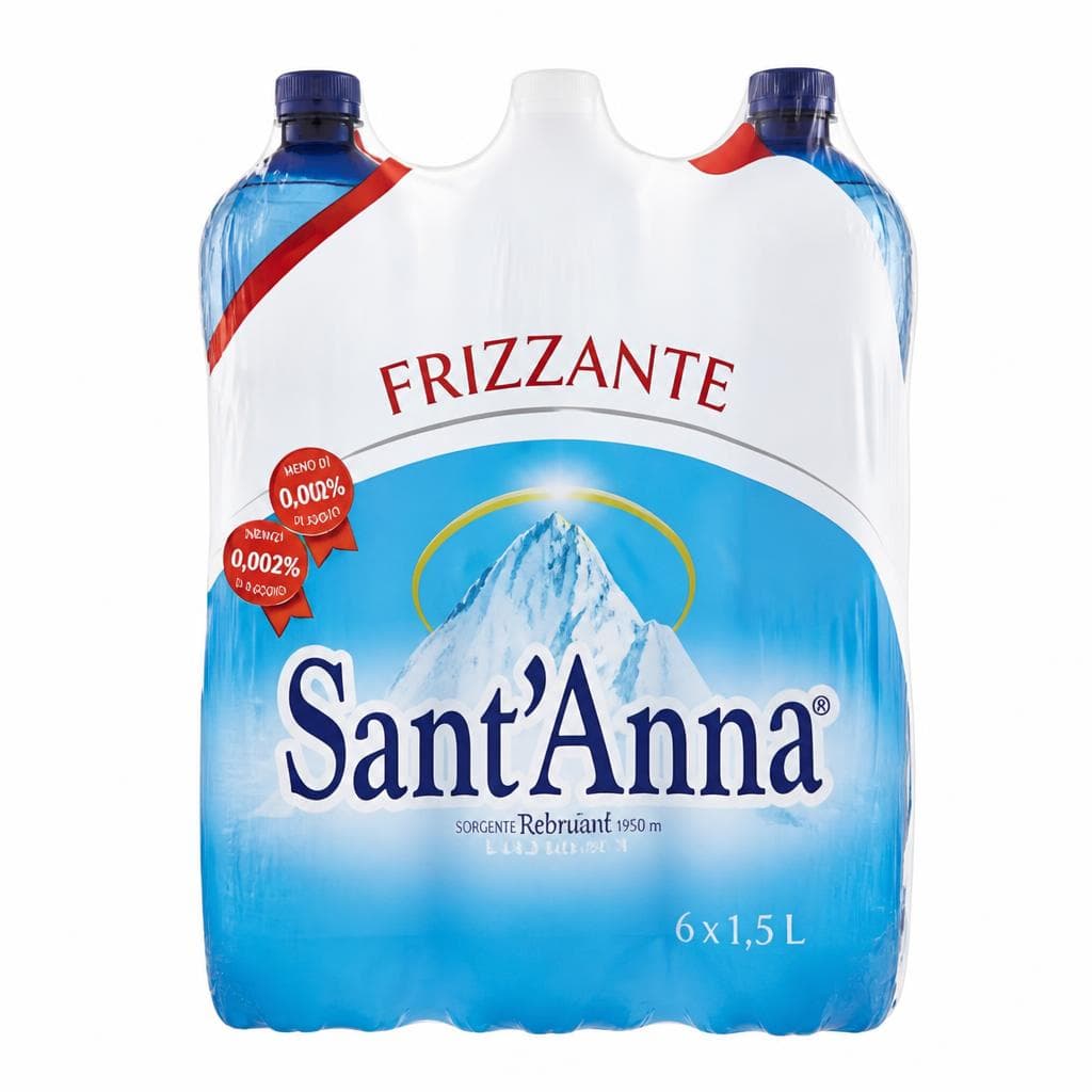 Acqua frizzante Sant'Anna, 6 x 1,5 l – Penny