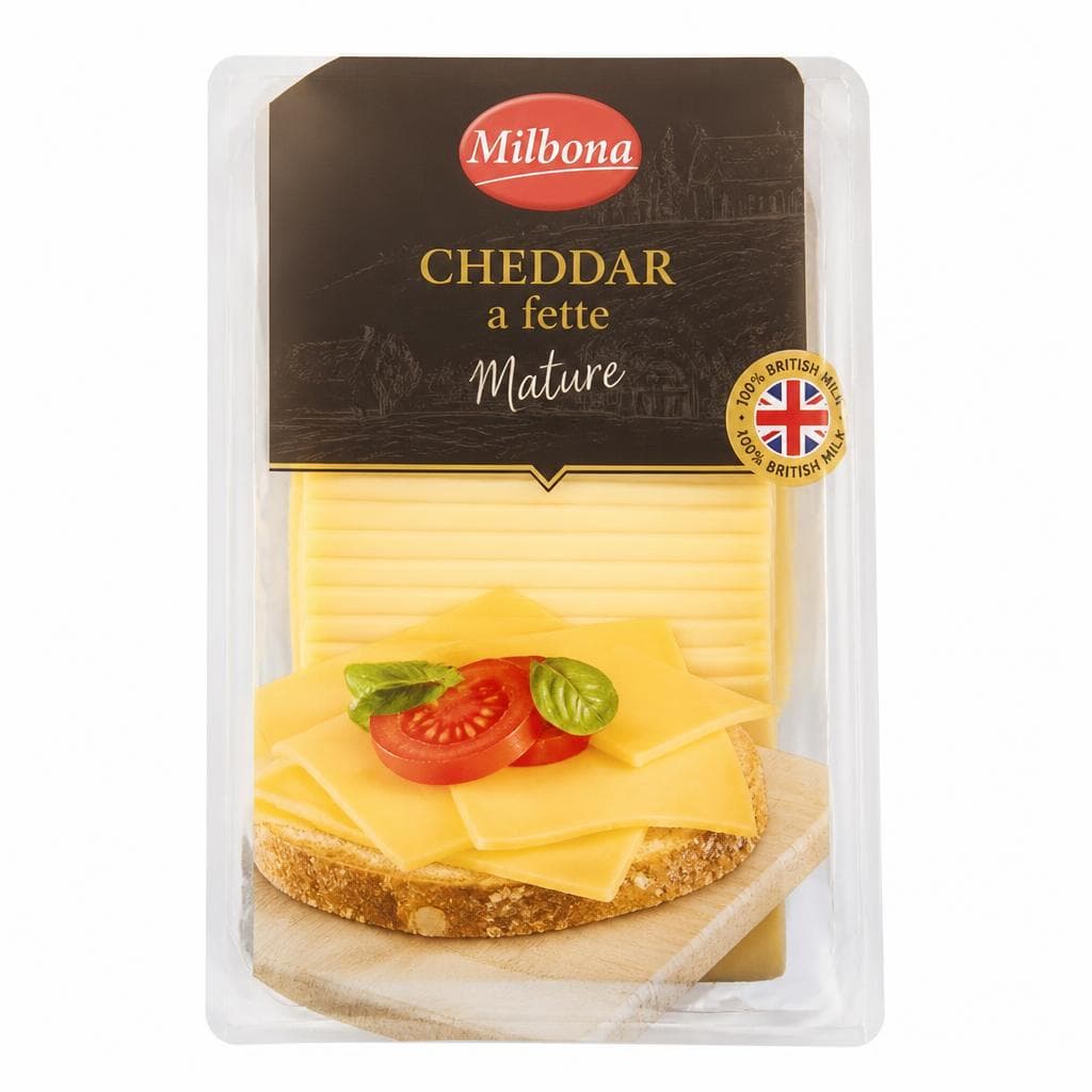 Milbona cheddar a fette mature, 250 g – Lidl