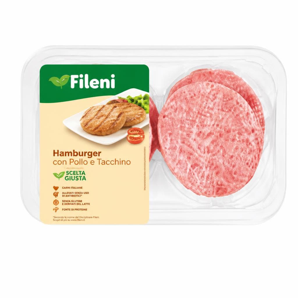 Hamburger pollo e tacchino Fileni – MD