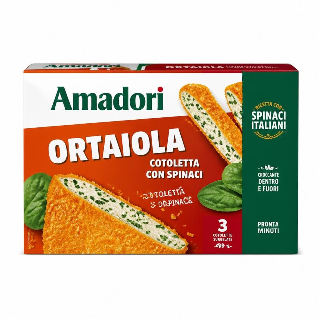 Cotoletta con spinaci Ortaiola Amadori, 300 g – Penny