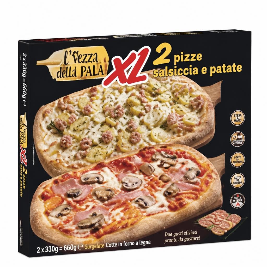 2 Pizze alla pala XL 2 x 330 g in offerta da MD