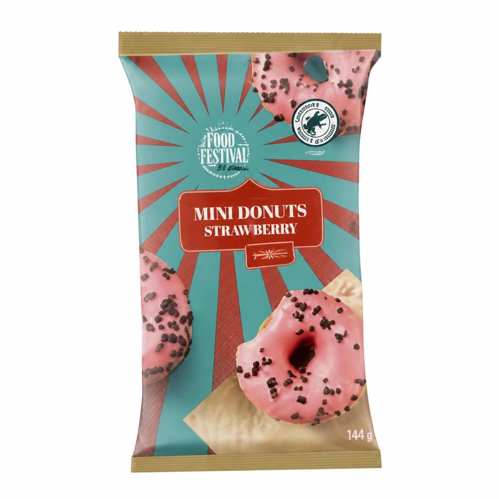 Food Festival mini donut 144 g in offerta da Lidl