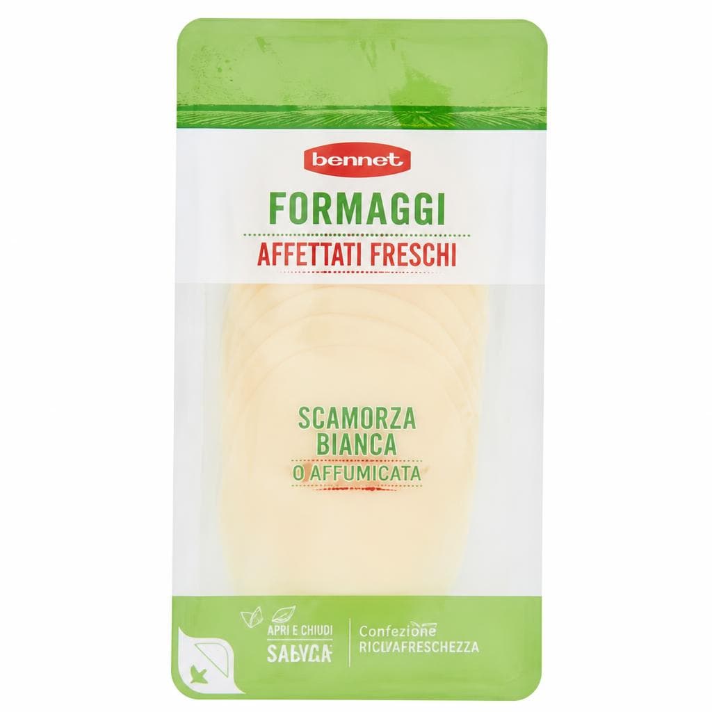 Scamorza bianca o affumicata Bennet, 100 g – Bennet