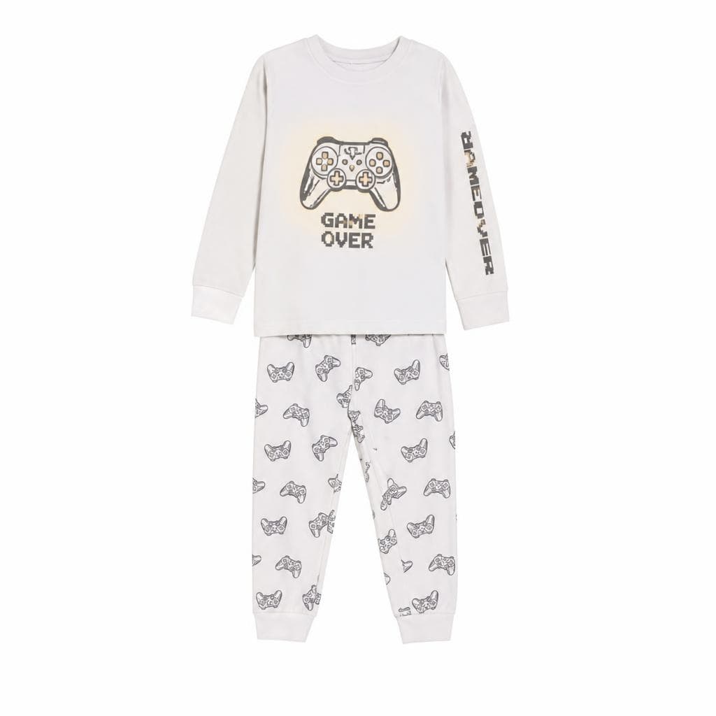 Pigiama manica lunga cotone biologico, tg 3-14 anni – Carrefour