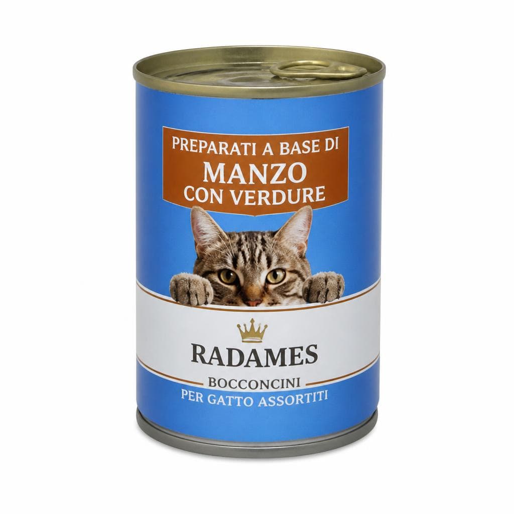 Radames bocconcini per gatto assortiti, 415 g – Eurospin