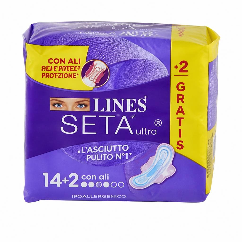 Assorbenti Lines Seta, 14+2 pezzi – Bennet