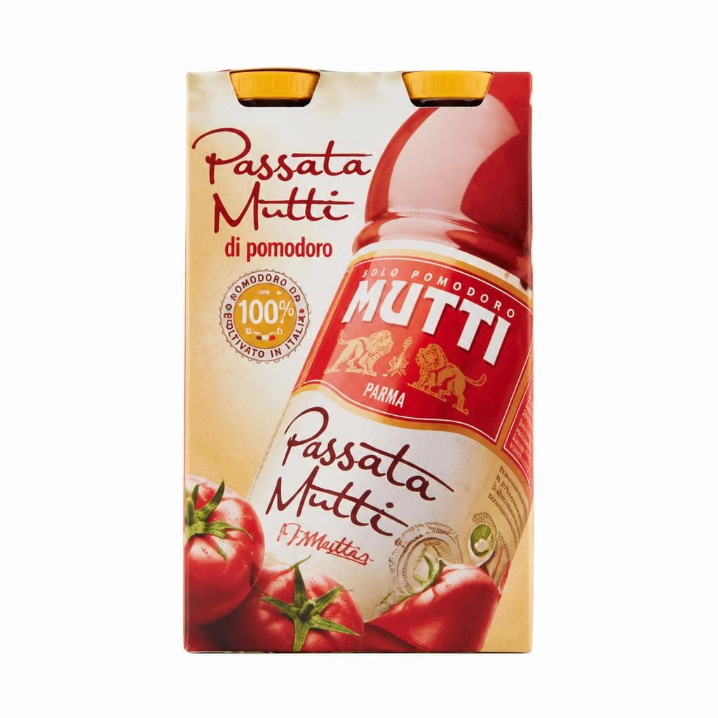 Mutti passata di pomodoro, 2x235 g – Il Gigante