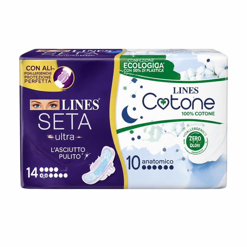 Assorbenti Lines Seta Ultra o Cotone – Esselunga