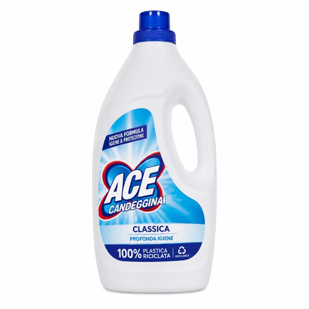 Ace candeggina, 5 litri/3800 ml/3000 ml – Il Gigante