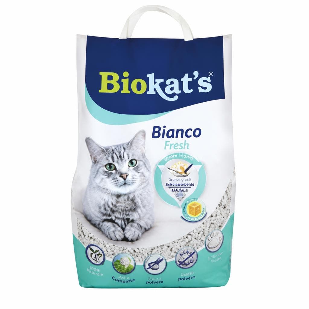 Lettiera Bianco Fresh Biokat's, 7 kg – Esselunga