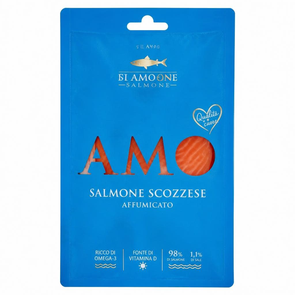 Salmone Scozzese Affumicato ti Amo, 70 g Re Salmone – Iper La grande i