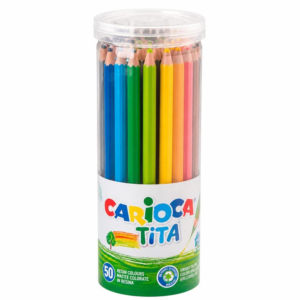Matite colorate in resina 50 pezzi CARIOCA in offerta da Iper La grande i