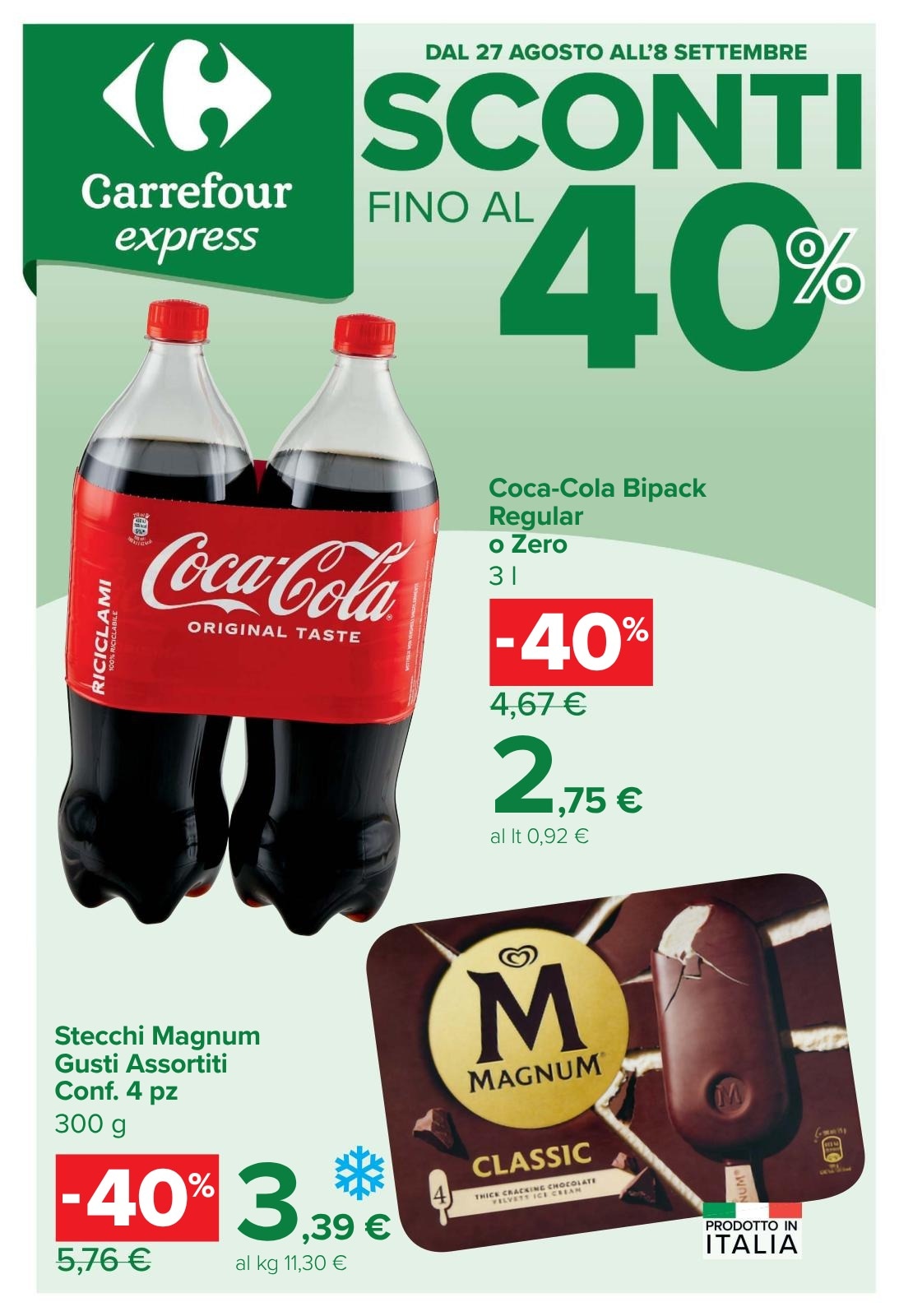 Carrefour — Sconti Fino al 40%